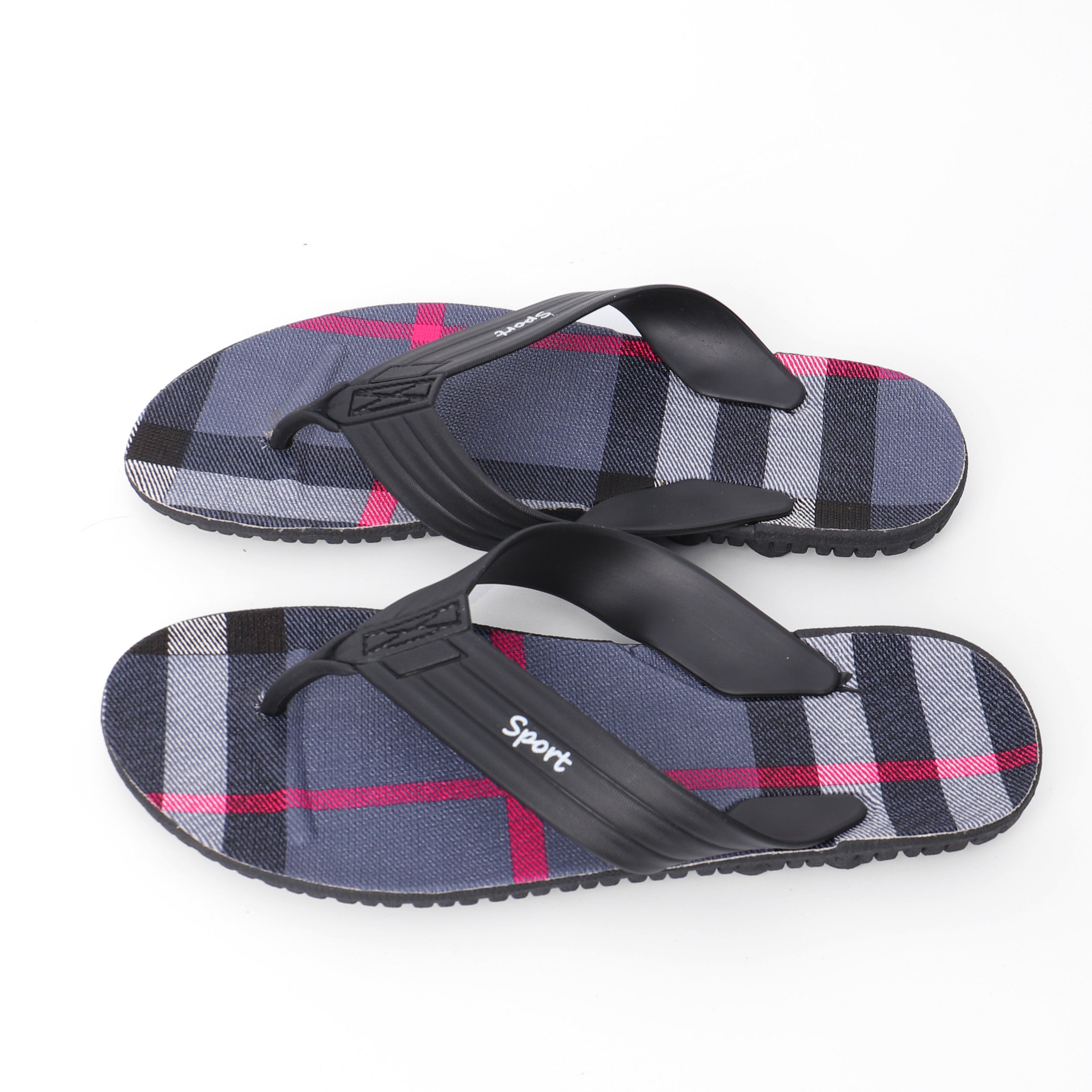 Dép kẹp nam SPORT họa tiết kẻ sọc T30