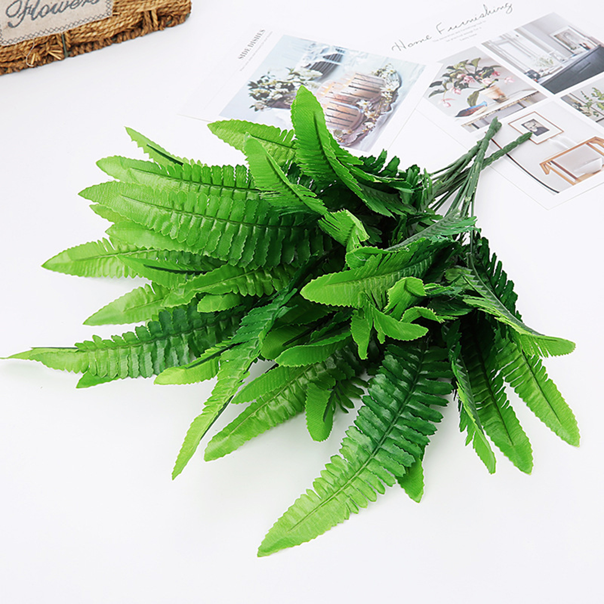 Cây giả - cây dương xỉ giả 40cm - decor trang trí nhà cửa - cây giả hoa giả trang trí