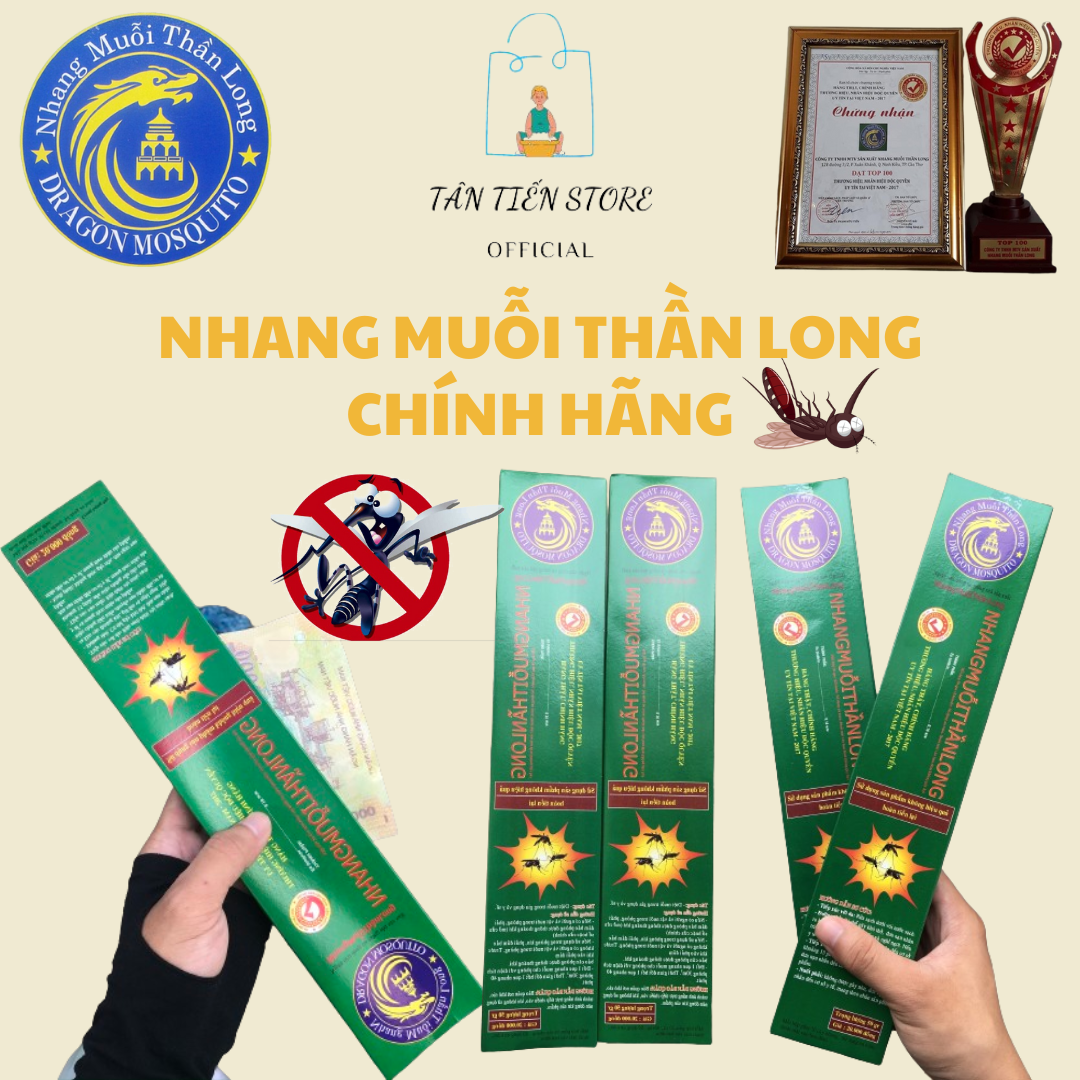 Combo 10 hộp nhang muỗi thần long - 30cây/hộp