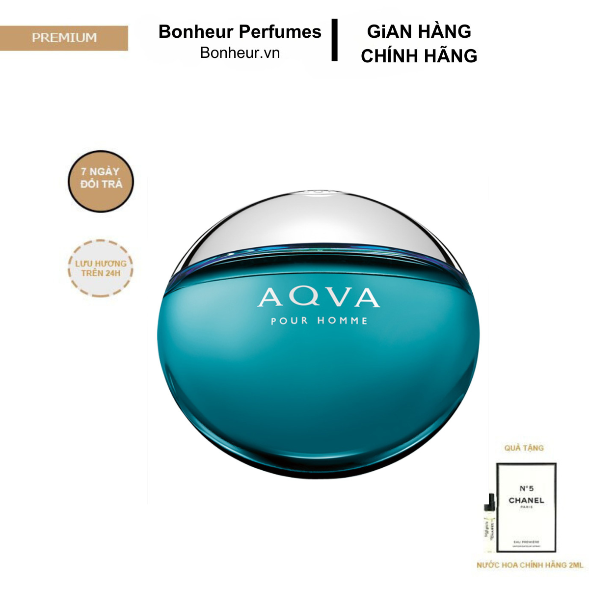 nước hoa nam bvlgari aqva pour homme 100ml lưu hương 10h