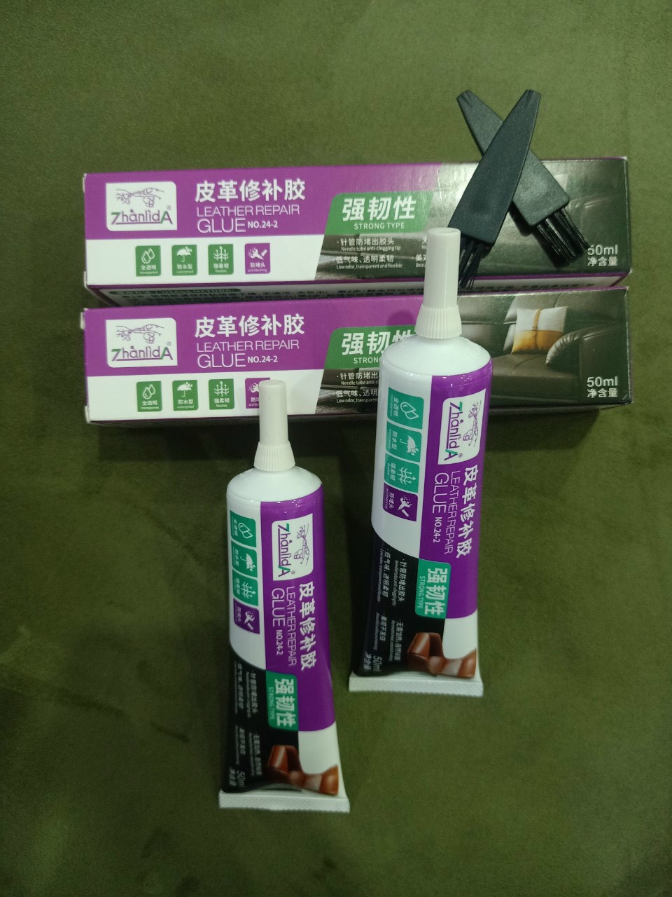 Keo dán vật liệu da