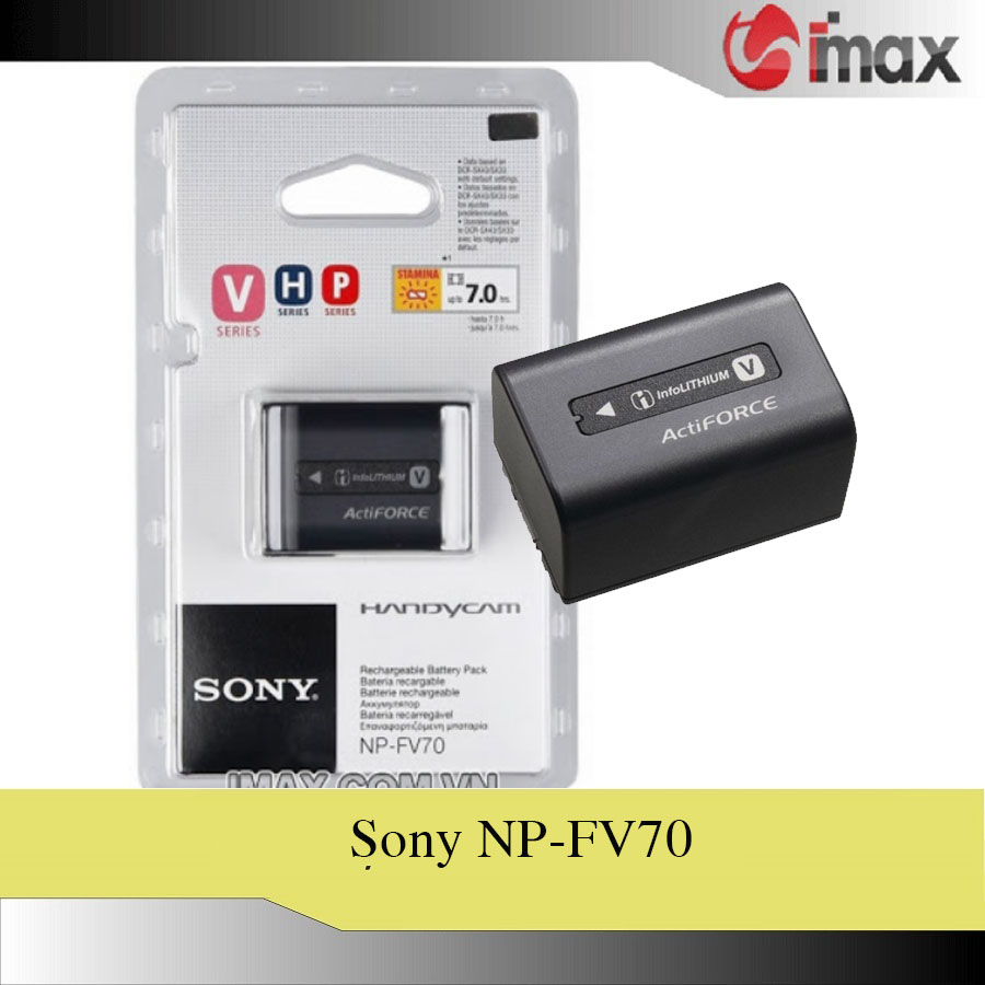 Pin thay thế pin máy ảnh Sony NP-FV70 - Hàng nhập khẩu