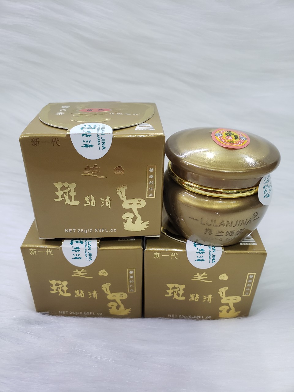 Combo 3 kem sâm siêu trắng - sạch nám lulanjina