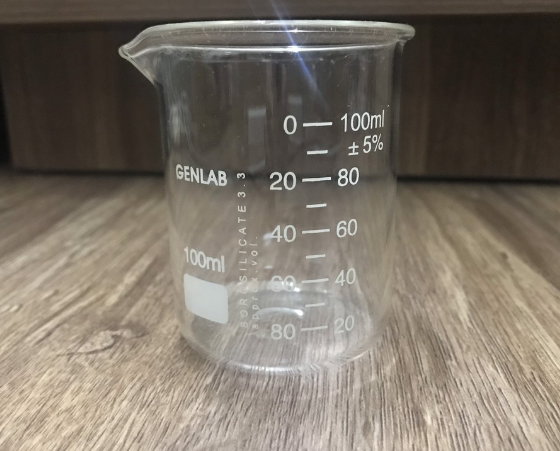 Cốc thủy tinh 100ml - 1 cái