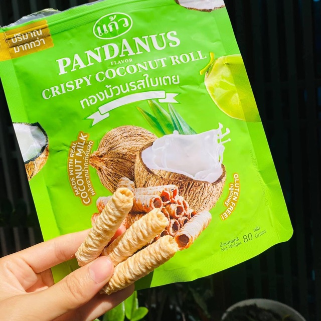 Bánh cuộn dừa Thái Lan