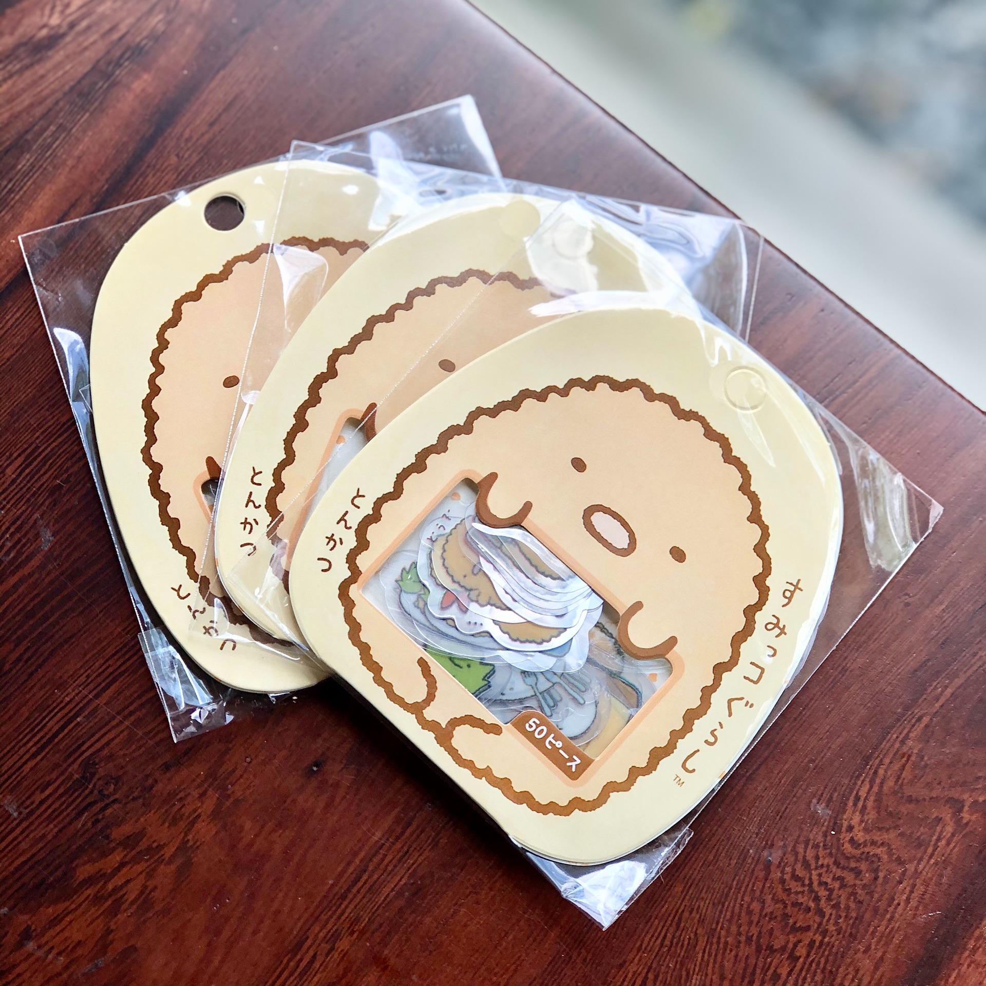 Sticker Trang Trí Cute Gấu Lười Sumilkko Gurashi Set 50 Miếng Sticker Trong Suốt PVC