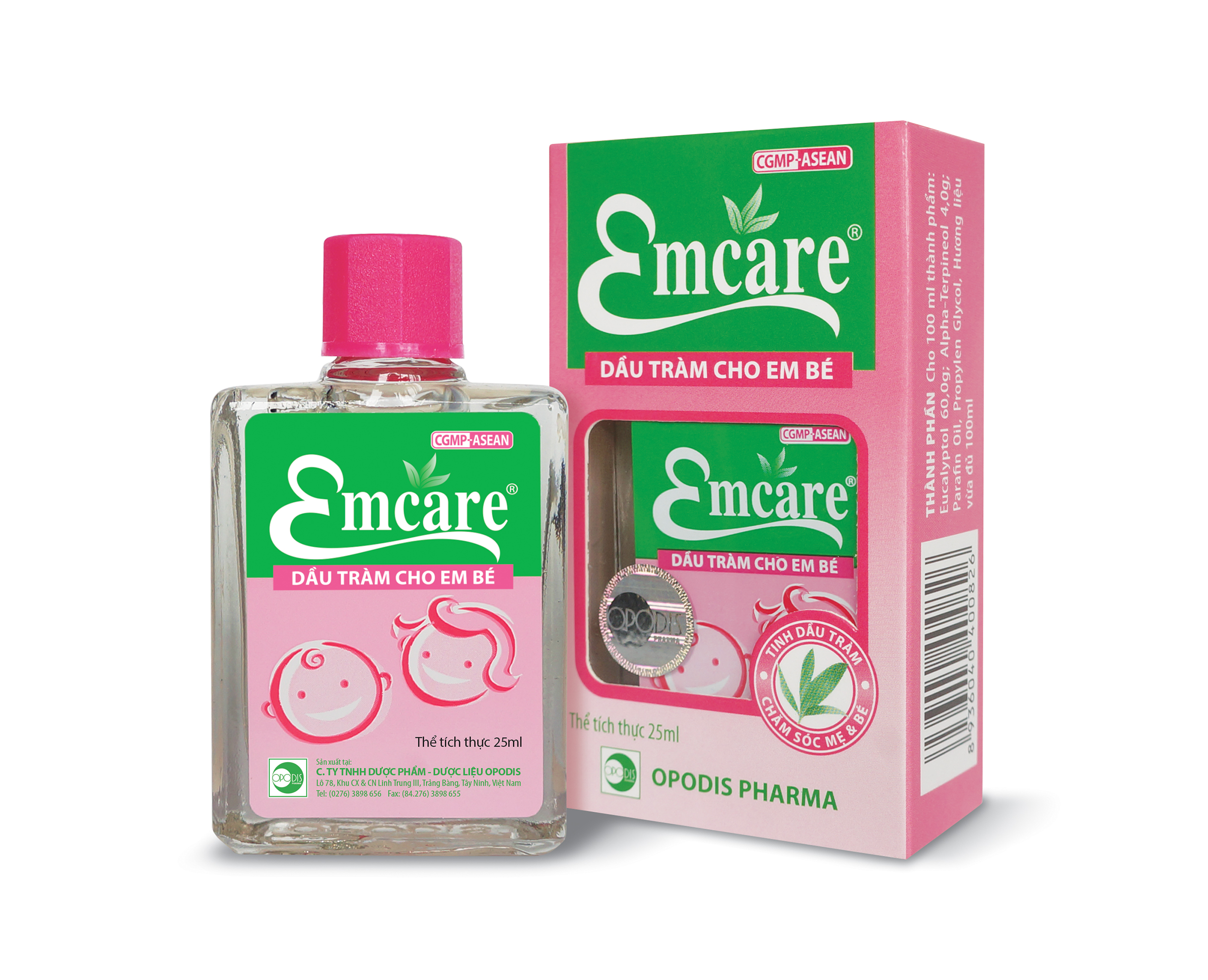 TINH DẦU TRÀM EMCARE CHAI 25ML - PHÒNG CẢM CÚM, HO CHO BÉ