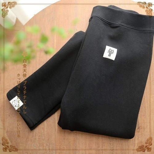 QUẦN LEGGING LÓT LÔNG LOGO MÈO CAO CẤP