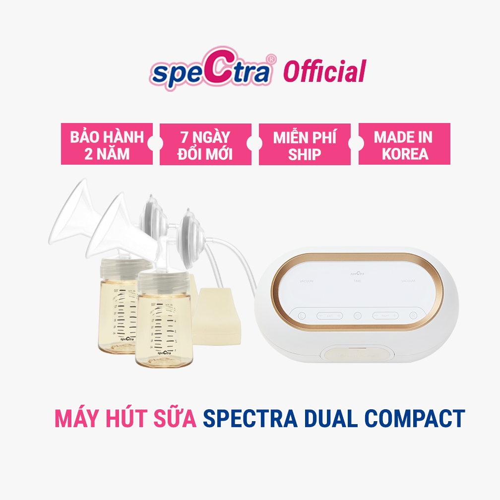 Máy Hút Sữa Điện Đôi Kép Spectra Dual Compact - Bảo Hành Chính Hãng 2 Năm