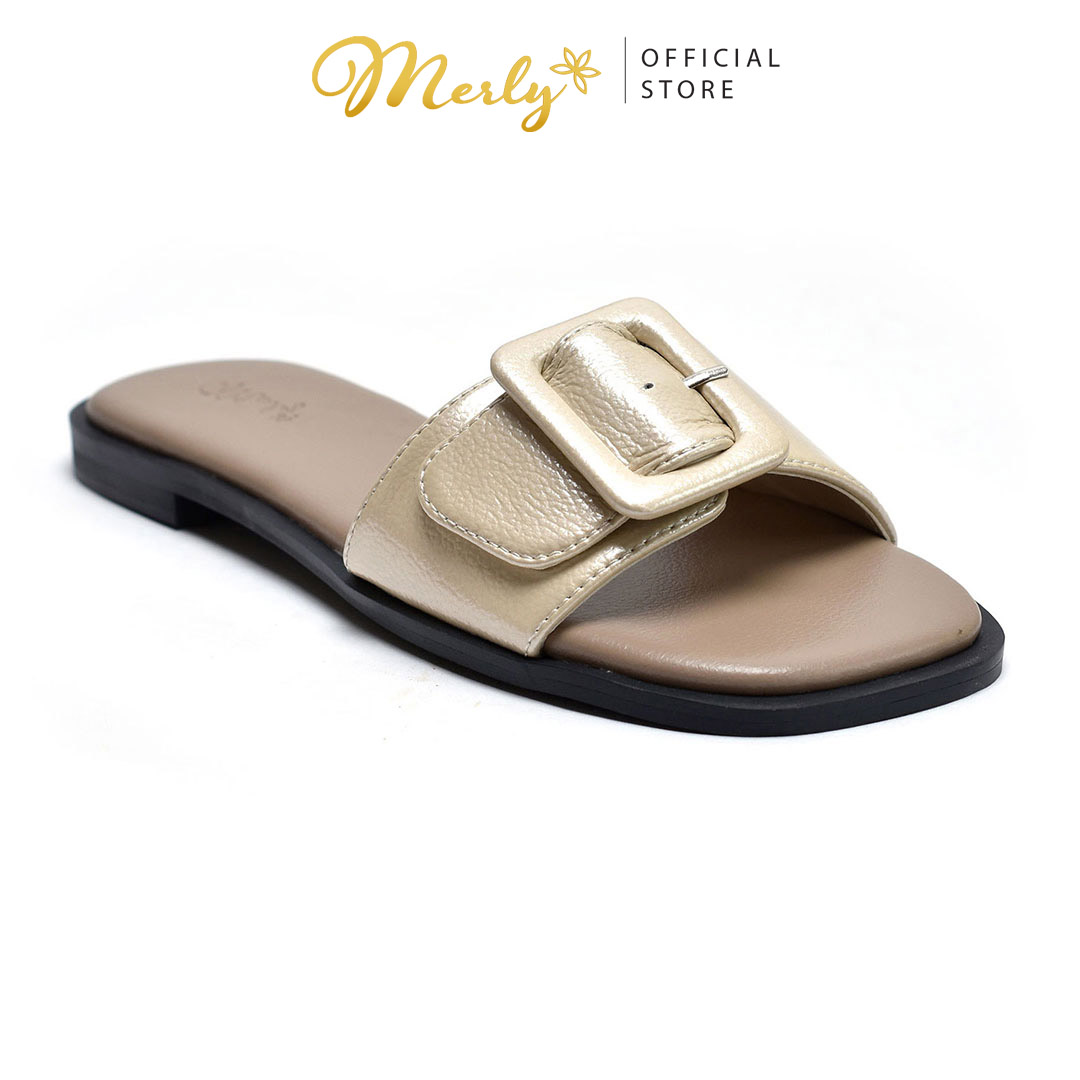Dép bệt quai ngang merly 1495 , dép đi văn phòng nữ, dép bệt size l