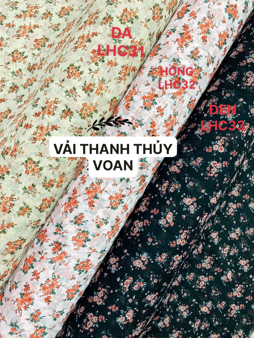 [HCM]VẢI VOAN NHẬT HOA NHÍ - DÒNG VẢI THÔNG DỤNG - 1 MÉT X 1M5