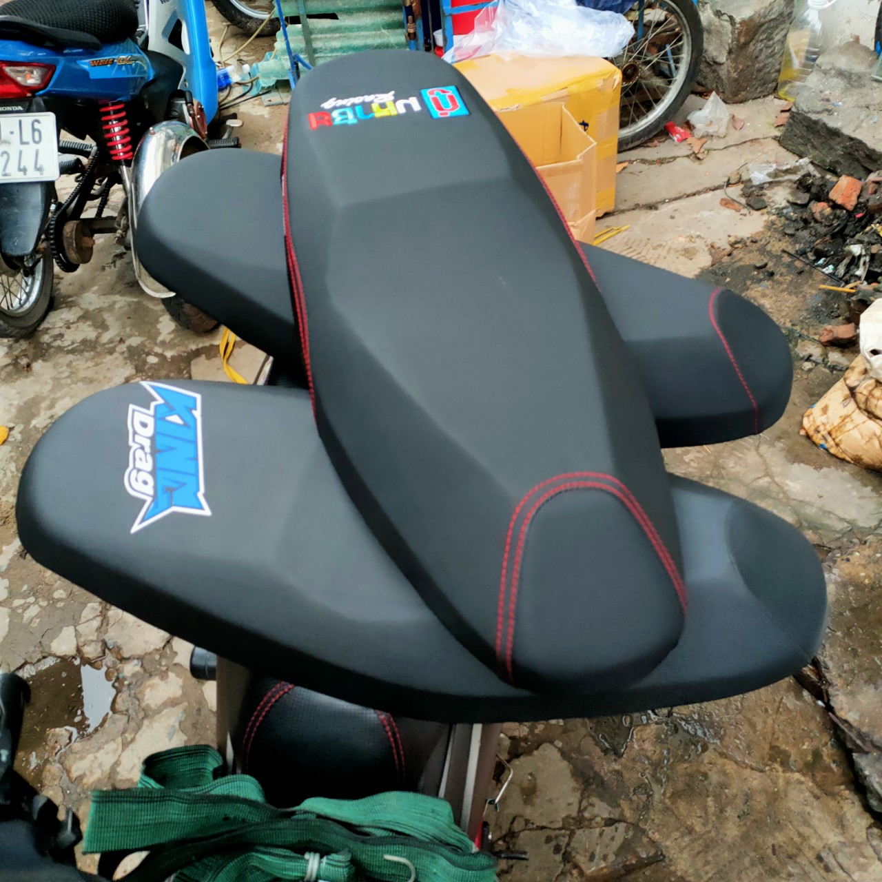 [HCM]yên gọt da thêu chữ thái