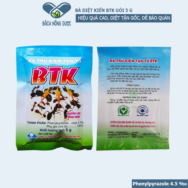 1 gói bả diệt kiến btk gói 5g