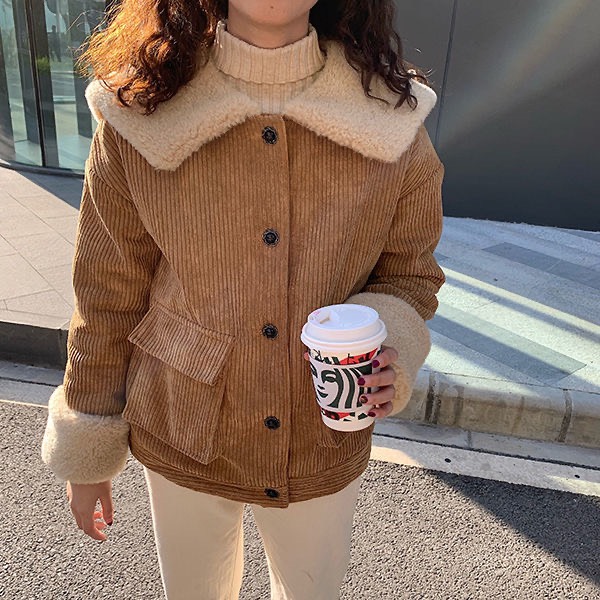 ÁO KHOÁC DẠ DÁNG NGẮN, ÁO KHOÁC DẠ NHUNG LÓT LÔNG CỪU, ÁO KHOÁC NHUNG CỔ LÔNG, ÁO KHOÁC DẠ HÀN QUỐC, ÁO KHOÁC DẠ NHUNG LÓT LÔNG SIÊU ẤM, ÁO KHOÁC NỮ, AMME