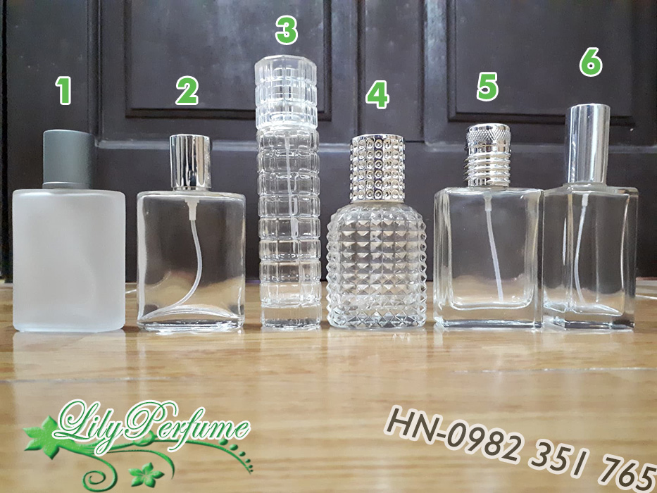 Lọ chiết nước hoa 30ml thủy tinh (Vỏ chiết nước hoa/ Chai chiết nước hoa)