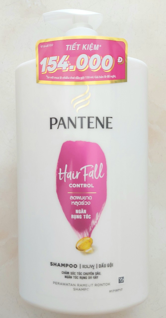 Dầu gội Pantene 1800ml ngăn rụng tóc