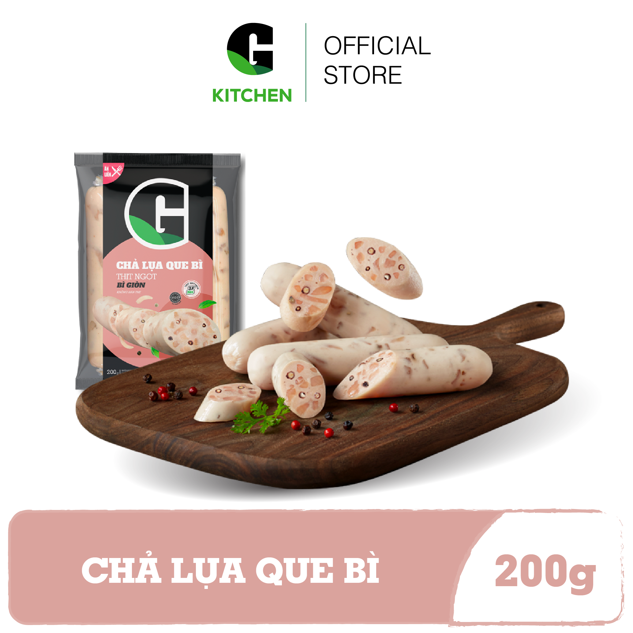 [Giao nội thành HCM] Chả Lụa Que Bì G Kitchen 200g
