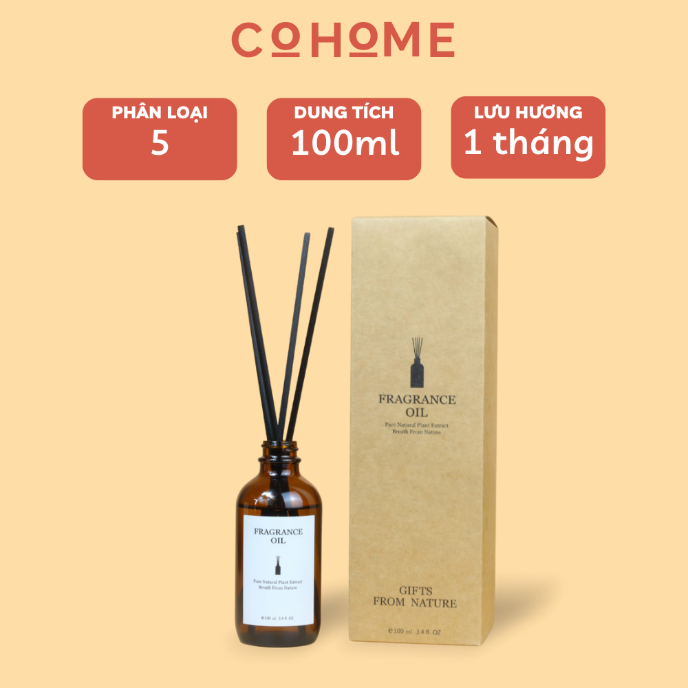 Tinh dầu thơm phòng thiên nhiên 100ml khuyến tán hương thơm thư giãn thanh lọc khử mùi không khí