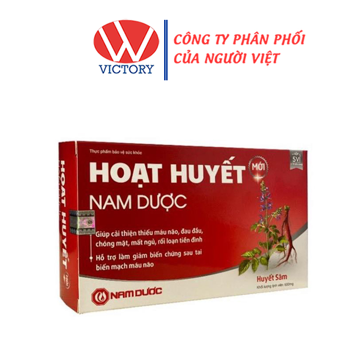 Hoạt huyết nam dược - giảm nguy cơ nhồi máu cơ tim - victory pharmacy