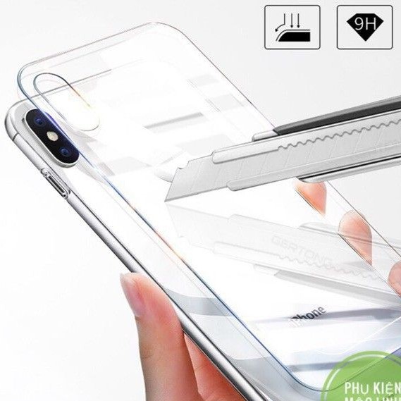 Cường lực Mặt Lưng iphone dòng 12/11...6 trong suốt 9H (Tặng giấy lau 1-2)