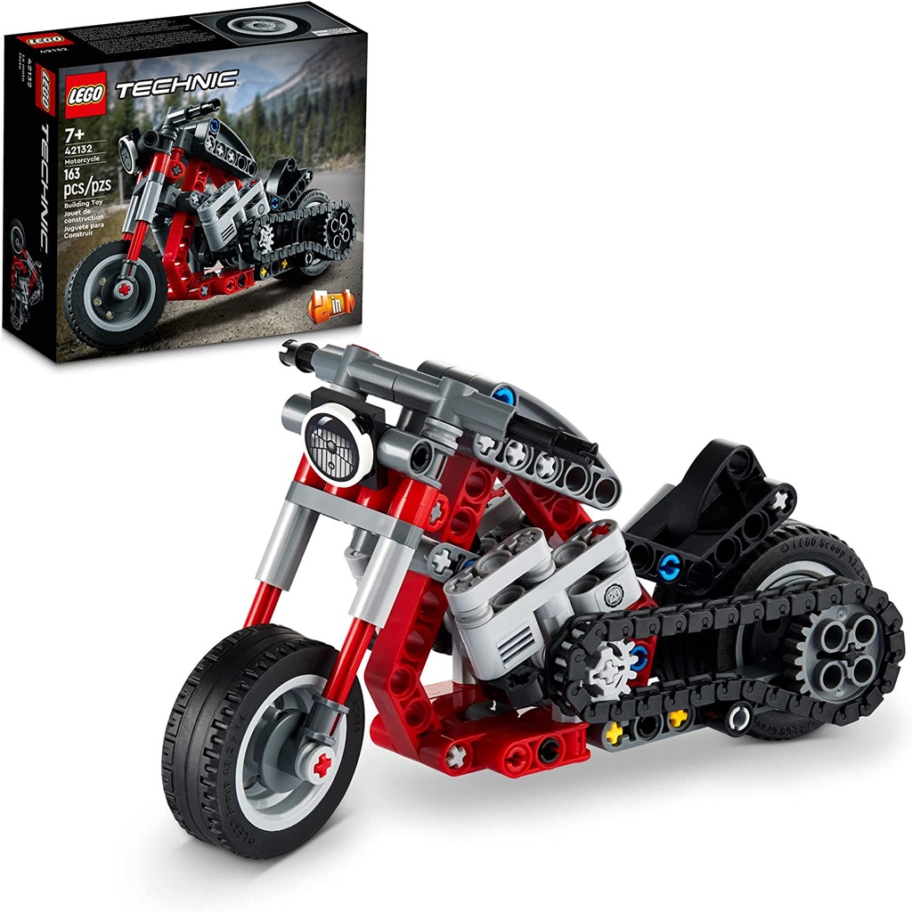 Lego technic - xe mô tô 2 trong 1 - 42132 - đồ chơi lắp ráp lego playset cho trẻ em , tuổi 7+