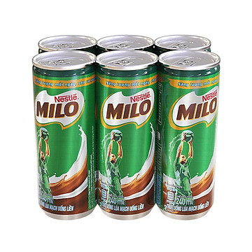 lốc 6 lon sữa milo ( 6 x 240ml )