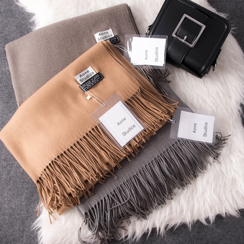 Khăn Choàng Cổ ACNE Studios Len Dày Thời Trang Cao Cấp Giữ ấm Hiệu Quả