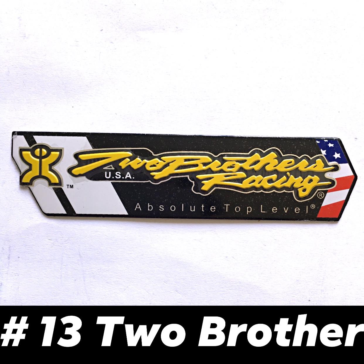 Tem nhôm dán pô xe ống xả TWO BR0THER #13