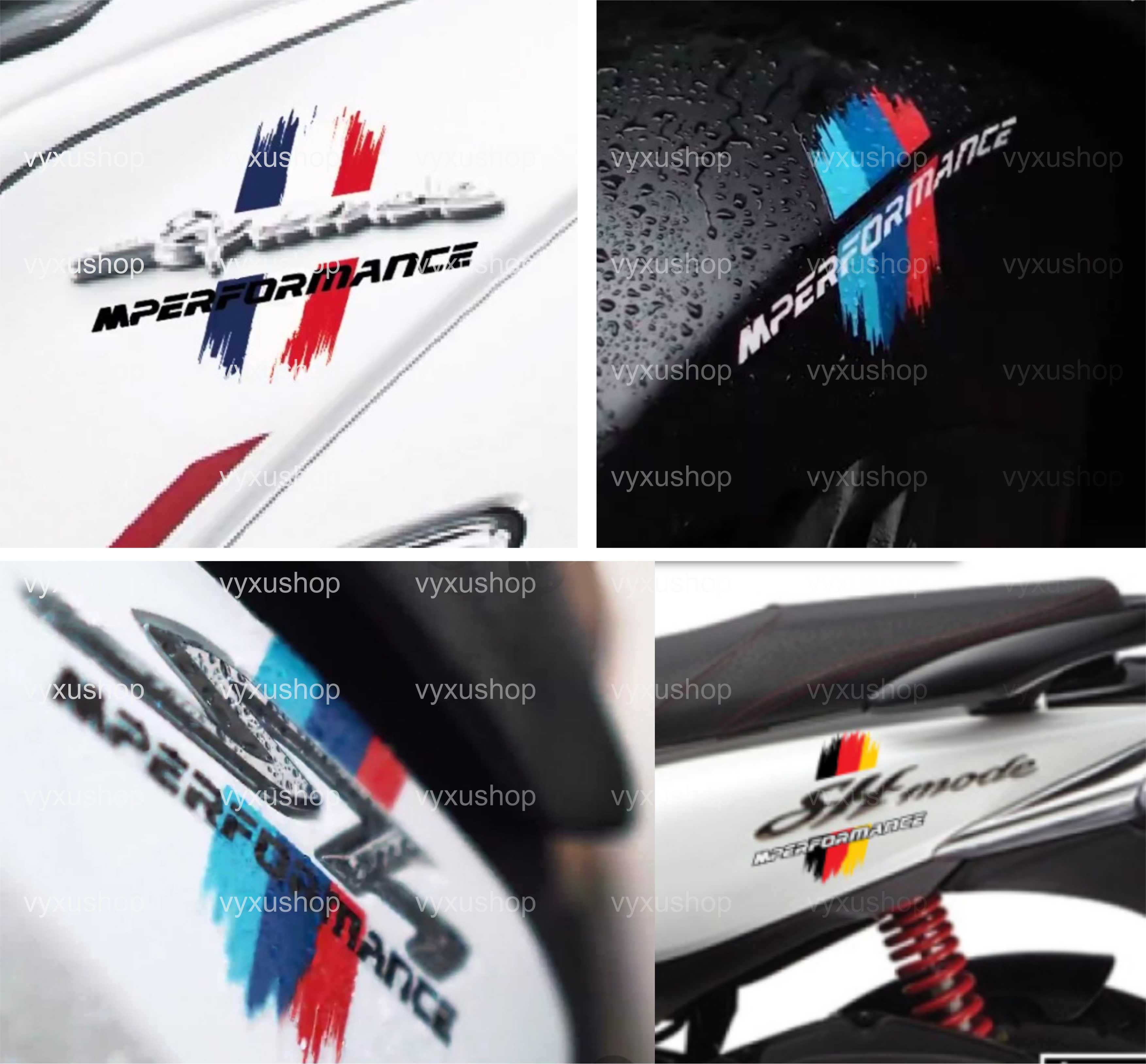 Tem Xe Performance AMG/ Italy /Đức / Pháp,decal ngoài trời chống bay màu, chống thấm nước cho ô tô, xe máy, laptop...