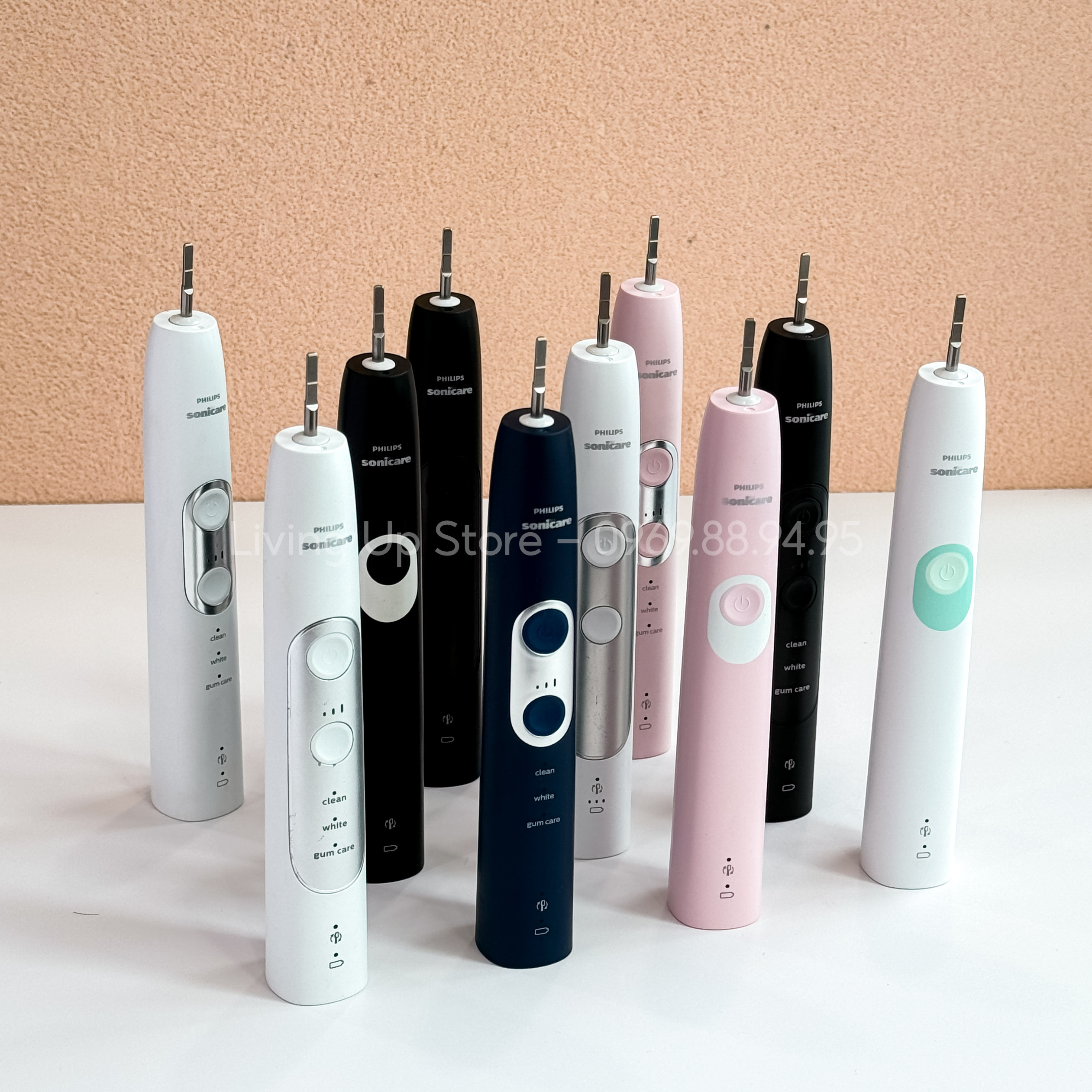 Bàn chải điện Philips Sonicare 6100, 7000, 7300, 7500 Hàng Trưng Bày