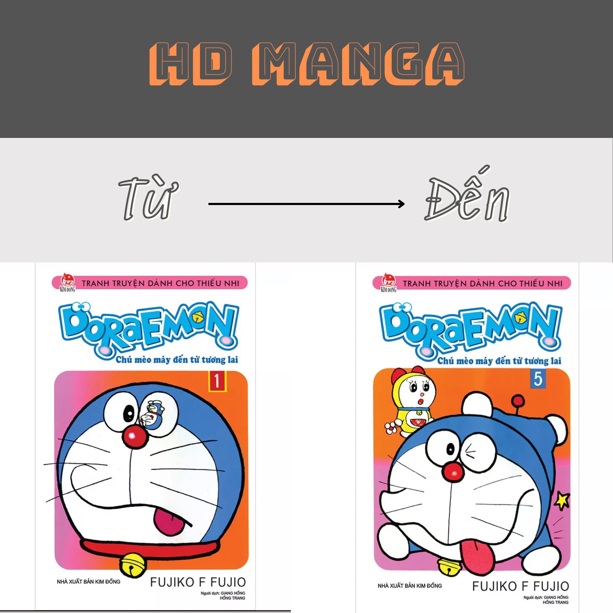 Truyện tranh - Doraemon - Truyện Ngắn - Combo 5 tập