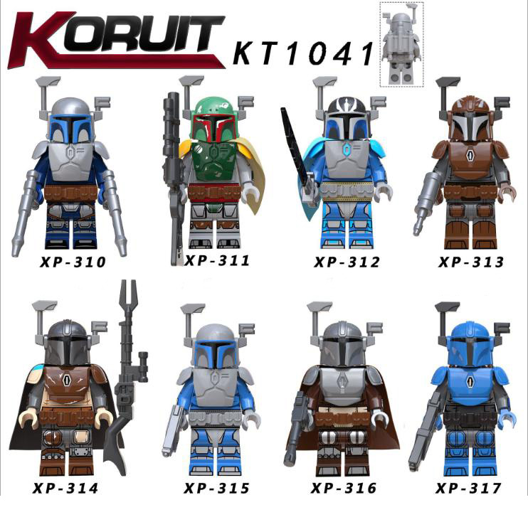 [HCM]Đồ chơi lắp ráp Minifigure  các nhân vật StarWar-chiến binh Boba Fett-KT1041