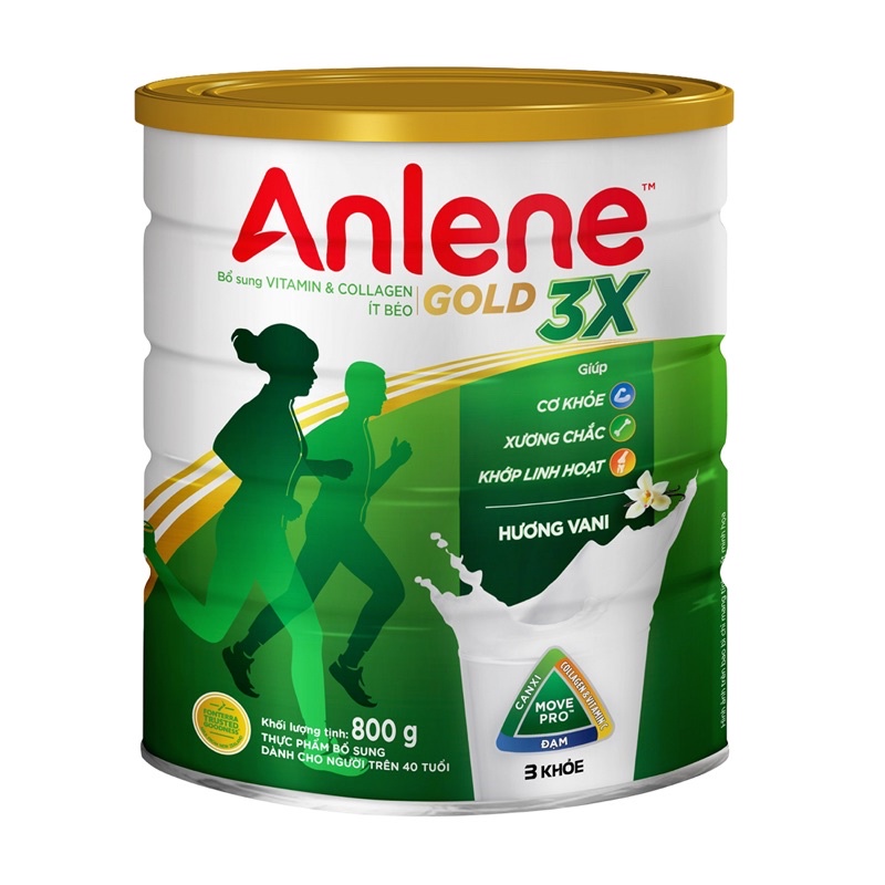 Sữa bột Anlene gold Movepro Hương Vani lon 800g