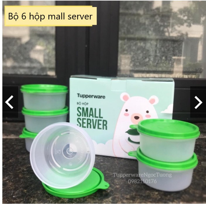 Bộ 6 hộp bảo quản thực phẩm Small Server 200ml
