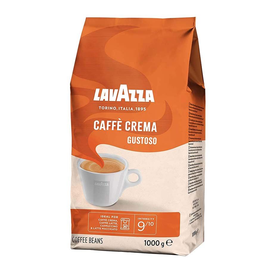 Cà phê hạt đã rang Lavazza Crema Gustoso Coffee Beans 1000g