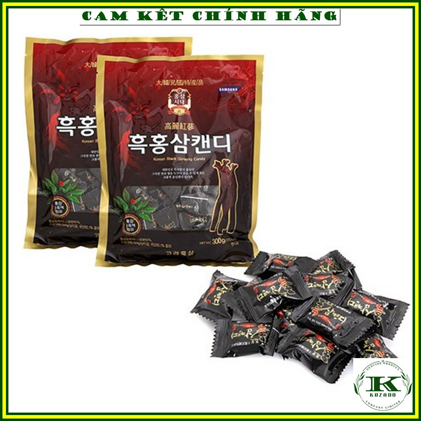 Kẹo hắc sâm hàn quốc, gói 300g - Kẹo sâm hàn quốc Samsung - Kozado