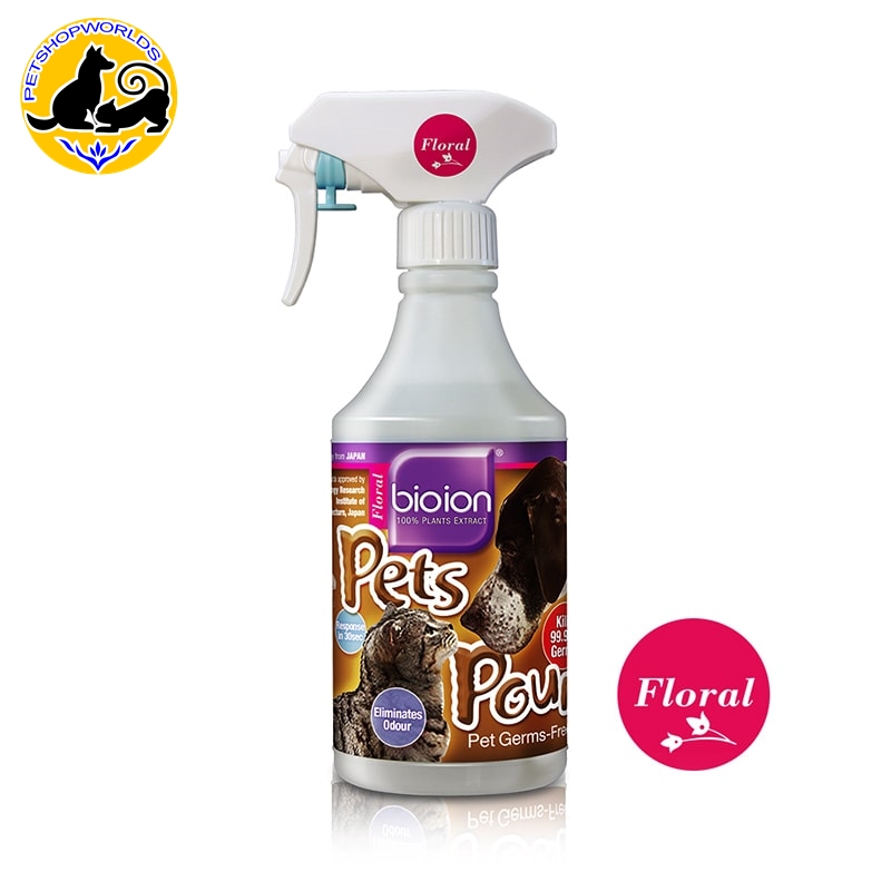 [HCM]Chai Xịt Khử Mùi Diệt Khuẩn Bioion Pet Pounce Hương Floral 500ml