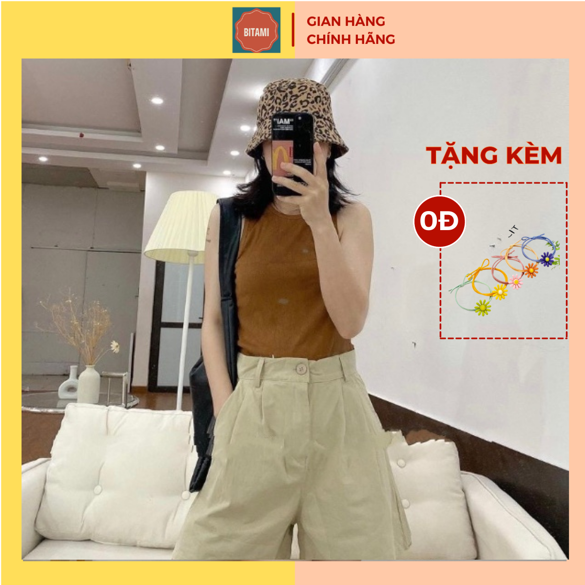 Áo thun ba lỗ nữ, áo Croptop sát nách ôm body gợi cảm, chất cotton tăm mềm mát, co giãn, 4 màu trắng, đen, nâu, nude, Bitami