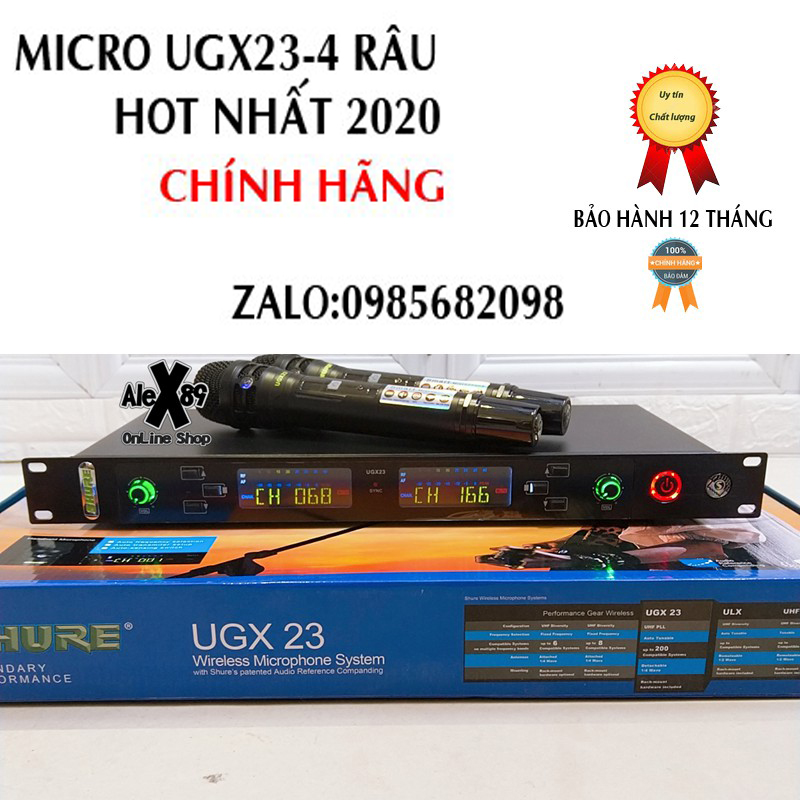 Micro shure ugx23-chuyên dùng trong sự kiện