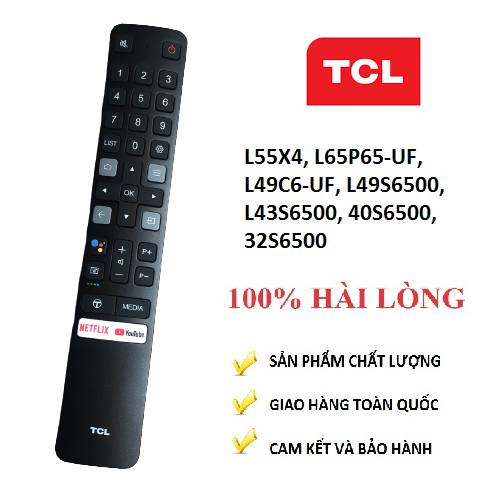 Remote Điều khiển tivi TCL giọng nói hàng tốt