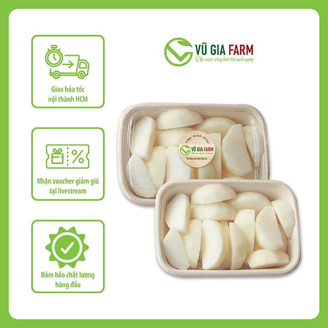 HỘP TRÁI CÂY CẮT SẴN - CỦ ĐẬU/CỦ SẮN