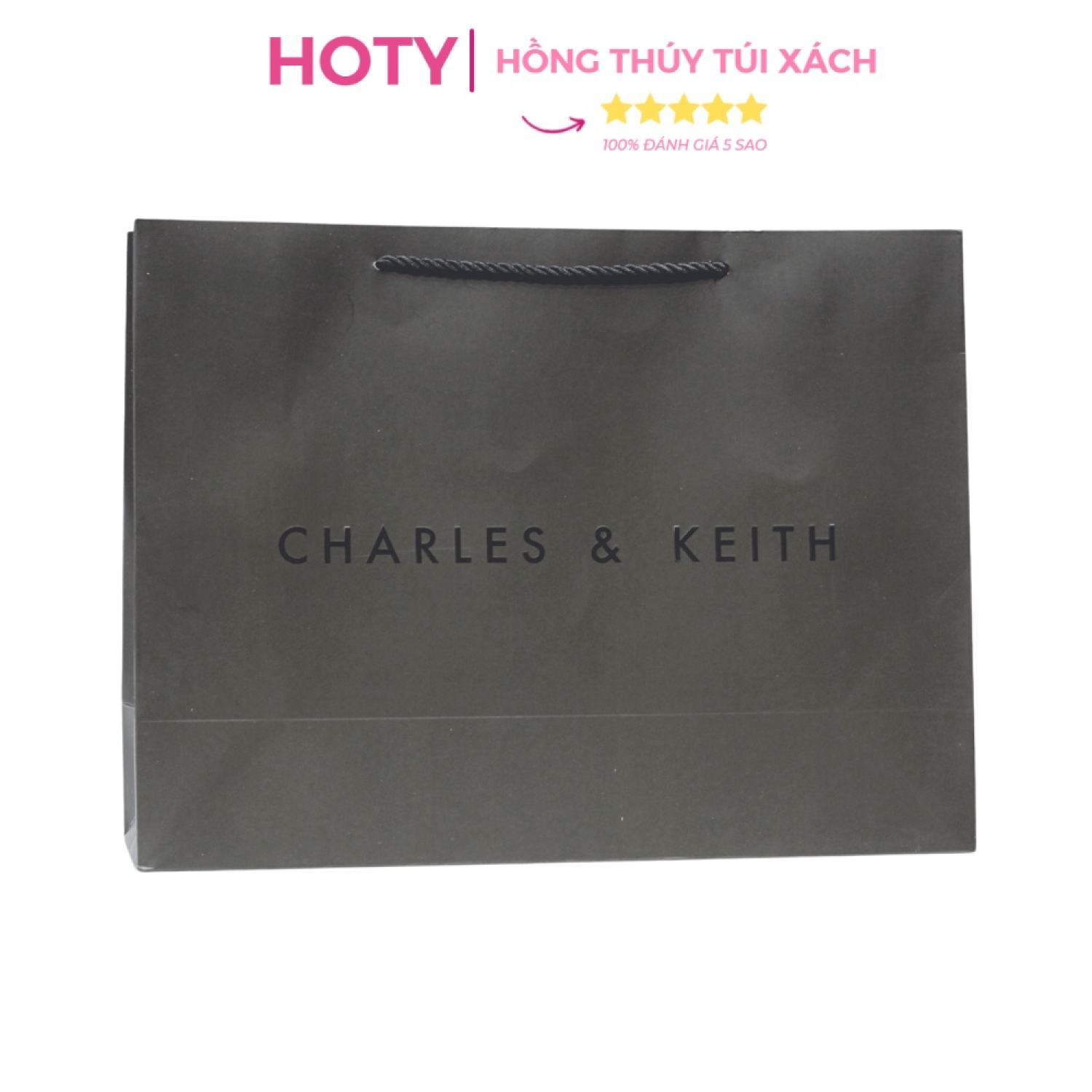 Túi giấy charles & keith, túi giấy c&k, túi cnk hàng có sẵn.