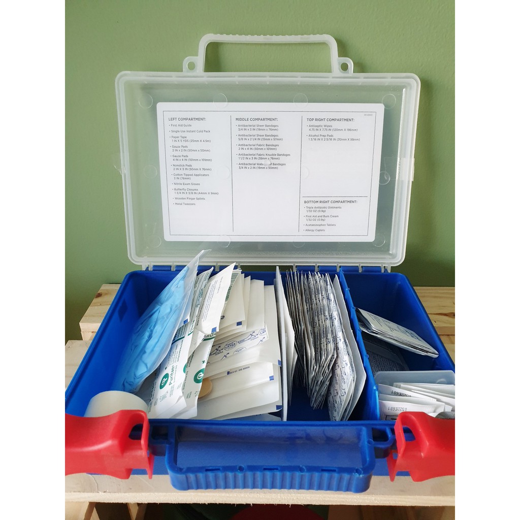 Bộ sơ cứu thương Equate First Aid Kit 140 món