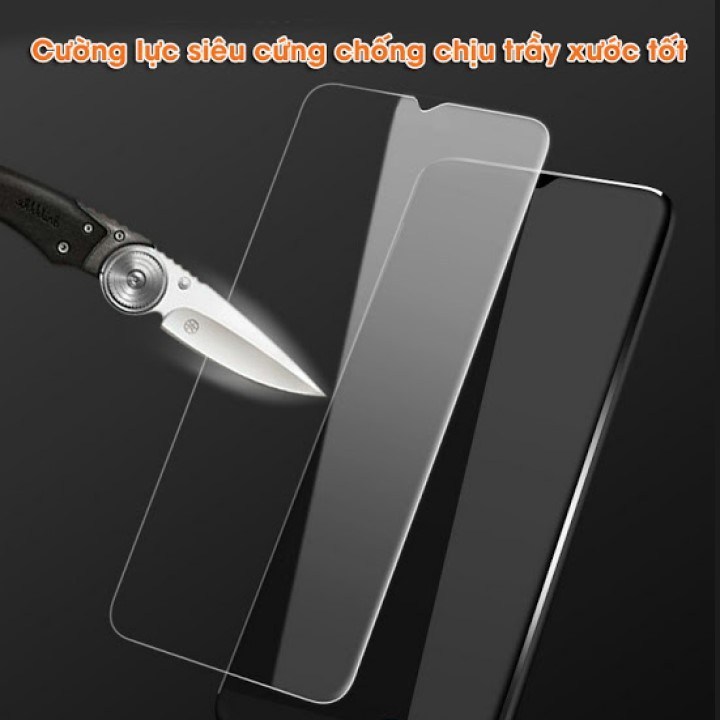 Kính cường lực oppo f9/ a7/ a5s trong suốt không full glass 9h
