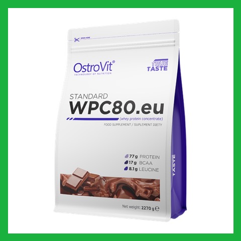WHEY PROTEIN - OSTROVIT - STANDARDS WPC80.EU - 5.5lbs - Bổ sung protein tăng cơ giảm mỡ - Từ BA LAN