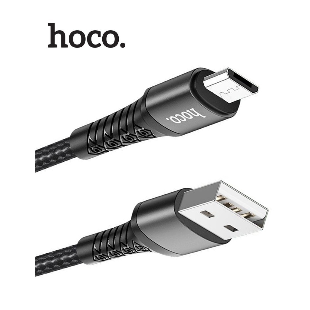 Cáp sạc Hoco DU19 sạc nhanh 3A dây dù siêu bền cho Android