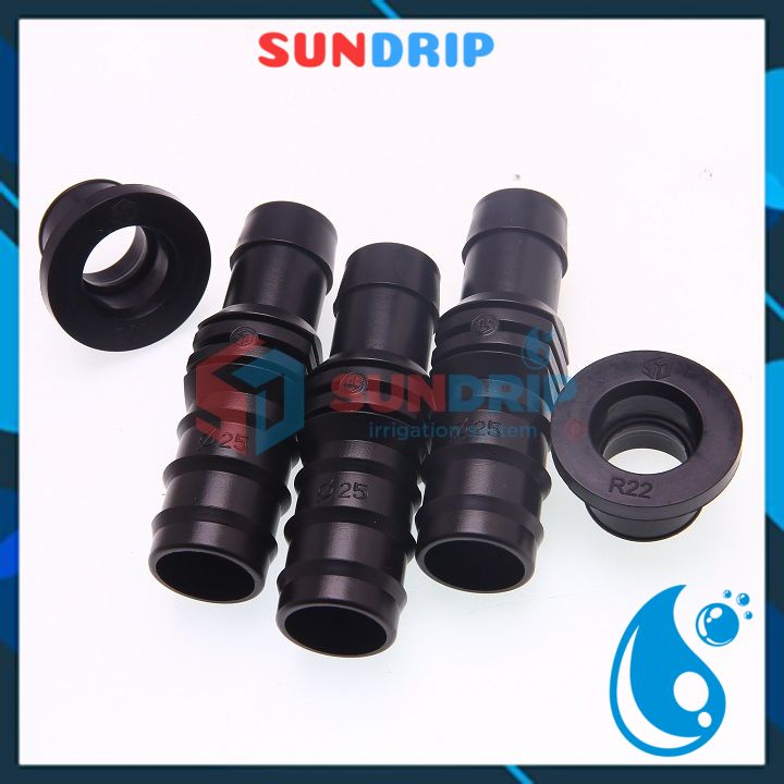 Combo 100 khởi thủy ống pe 25mm kèm ron cao su