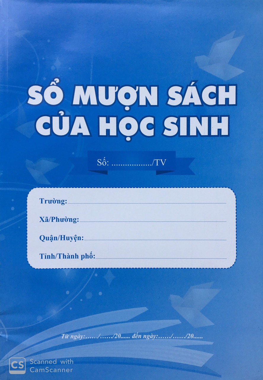 Sổ mượn sách học sinh