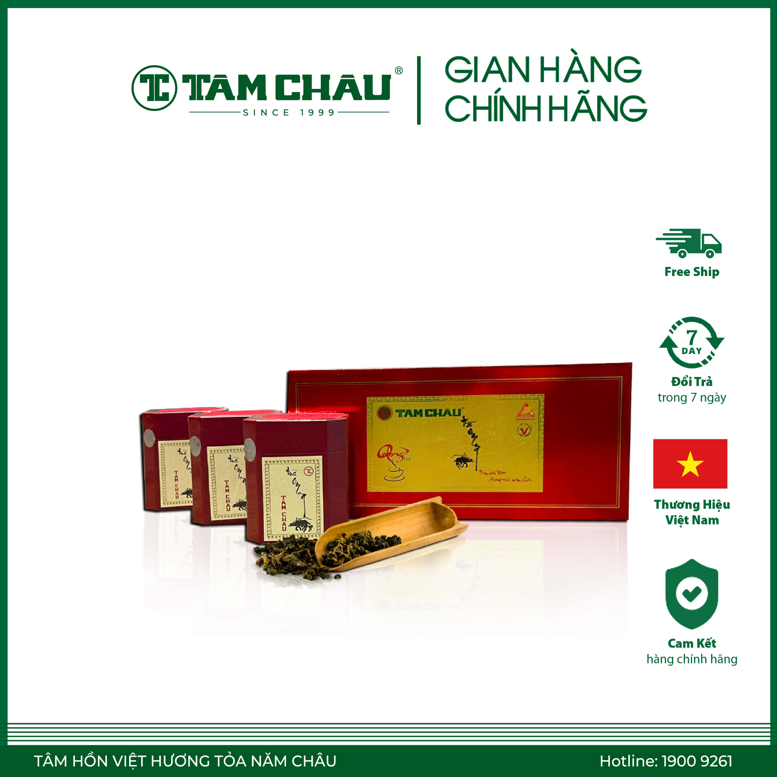 Trà oolong thuần đỏ 100gr/300gr