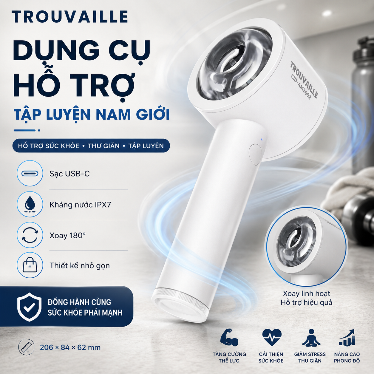 Dụng Cụ Tập Cơ Tay Dạng Quạt Cầm Tay, Máy Tập Cổ Tay Cẳng Tay, Hỗ Trợ Tăng Lực Tay, Dụng Cụ Luyện Tay Nhỏ Gọn Cho Nam Giới